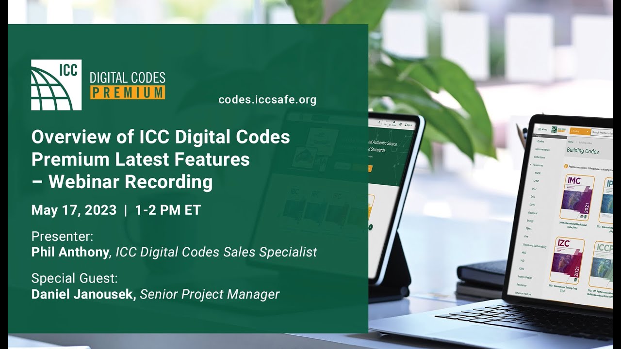 ICC Digital Codes Premium - Updates To My Library - YouTube