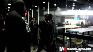 Young Jeezy confronts Def Jam exec Abou 'Bu' Thiam backstage at #PowerhouseNYC