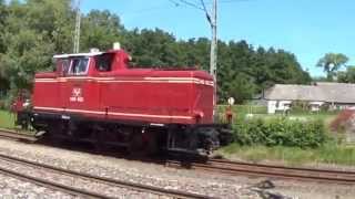 historische Eisenbahnfahrt Norden (Ostfriesland) - Lütetsburg - Hage - Dornum