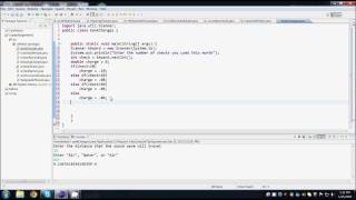 Java Programming - Bank Charges
