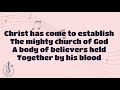 OUR CORNERSTONE vocal video lyrics choral