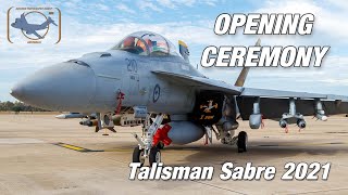 Talisman Sabre 2021 Opening Ceremony at RAAF Base Amberley