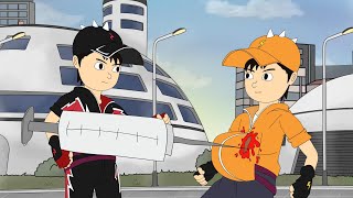 Boboiboy Kuasa Petir H4mil Karena 5untik Raksasa - Boboiboy Halilintar Panik