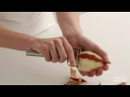 how to core a pear martha stewart