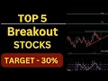 Top 5 Breakout Stocks For Tomorrow | Best stocks to buy now | High Growth Stocks