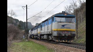 ZSSKC 752 018, 752 041 a 756 010 na Pn 55721│Nezbudská Lúčka-Strečno│11.4.2023