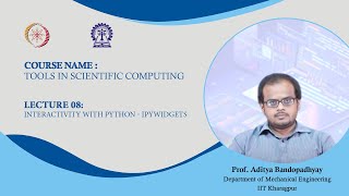 Lecture 08: Interactivity with Python - Ipywidgets