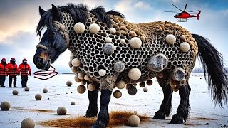 Rescuing an Injured Reindeer Covered in Honeycomb-like Holes | Amazing Arctic Animal Rescue