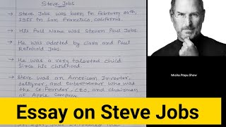 Essay on Steve Jobs as a Role Model | 10 lines on Steve Jobs | Steve Jobs Life Story Conclusion