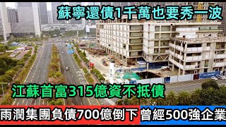 江蘇千億民企破產重組，曾經是500強企業|江蘇首富靠200元打造1500億\