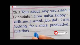 Job Interview Conversation In English | Job Interview Questions And Answers | Job Interview |