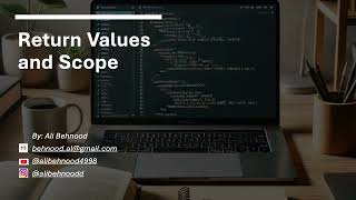13 Return Values and Scope - Python Crash Course