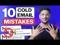 10 Most Common Cold Email Mistakes (And How to Fix Them!)