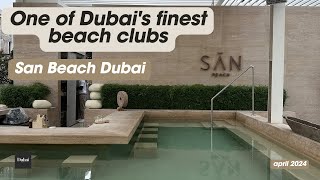 Sun, Sand, and Style at San Beach Club Dubai!