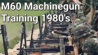 Military M60 Machinegun Training