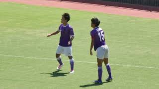 20220903 プリンスリーグ東海 第10節 藤枝東 1-1 浜松開誠館  前半16分 藤枝東 15海貝俊輔（FC東京むさし）先制ゴール