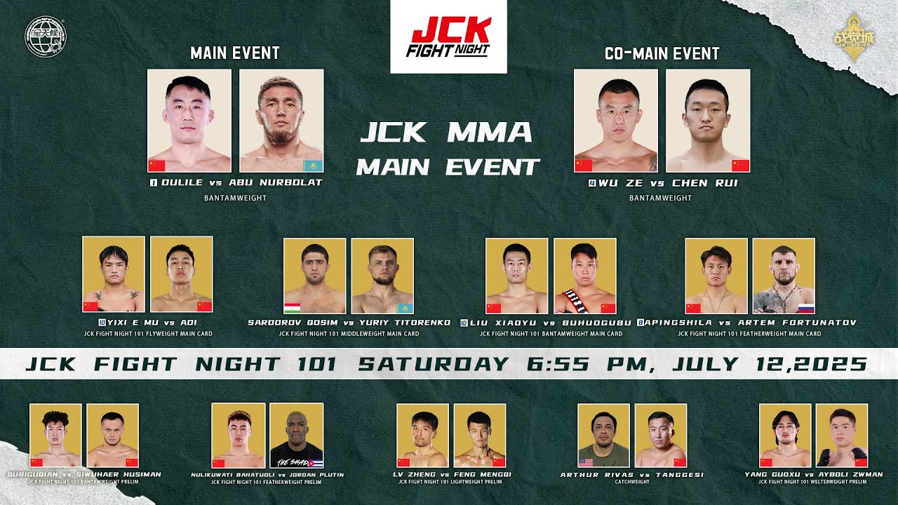 Jck Fight Night 101 Youtube