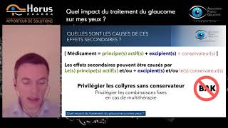 L'impact du traitement du glaucome sur mes yeux