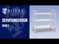 Serveringsvogn Royal Catering RCSW 3 | Produktpresentasjon 10010056