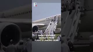 Saudi Airlines Flight Catches Fire During Touchdown In Pakistan | Subscribe to Firstpost