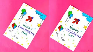 DIY Children's Day greeting cards, Easy and Beautiful greeting card, How to make card for Children