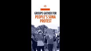 Groups gather for People’s SONA protest | #SONA2023