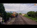 cab ride venice mestre trieste venice–trieste railway italy train driver s view in 4k