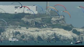 Sunday hydrofoil kite surfing pro tour Seg 1.0.0  @ San Francisco, in 4K/SUHD