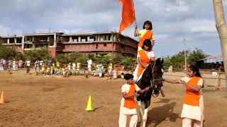 ಕನ್ನೇರಿ ಮಠದ ಗುರುಕುಲ - Horse riding, Kanneri   mutt