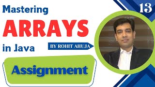 Arrays, Command Line, and Variable Arguments : Assignment