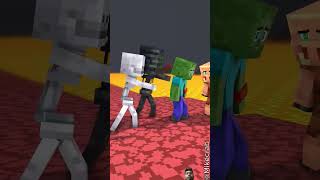 Zombie Becomes Kaiju No 08 to PROTECT Piglin from Skeleton x Wither SkWatchTransforansform