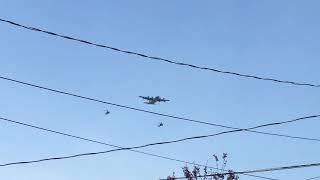 THE 106TH RESCUE WING of the NY AIR NATIONAL GUARD flies directly over my house!