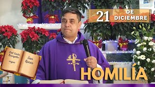 EVANGELIO DE HOY sábado 21 de diciembre del 2024 - Padre Arturo Cornejo