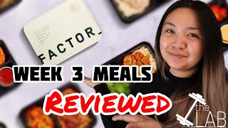 I've tried 27 different Factor meals! Factor Meals Week 3 Review | Trying 9 new meals from Factor