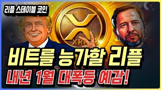 2025년 1월 비트코인을 능가할 리플 xrp