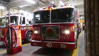 FDNY Ladder! 40 gets relocated