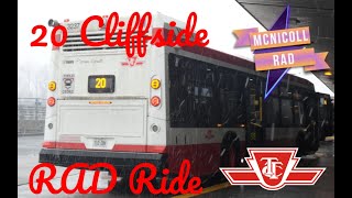 [TTC] 20 Cliffside RAD Ride Video | McNicoll 3237