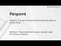 penpoint meaning