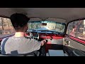 1965 volkswagen karmann ghia driving the 130hp air cooled hot rod coupe pov binaural audio