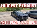 Top 6 LOUDEST Exhaust Set Ups for Dodge Challenger 5.7L HEMI R/T!