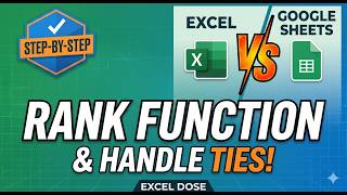 How to Use RANK Function in Excel & Google Sheets (Full Tutorial)