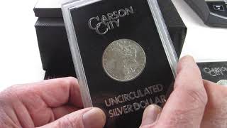 1883 Carson City Silver Morgan Dollar In GSA Case \u0026 Box