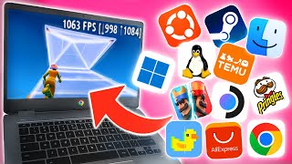 I Optimized my SCHOOL Laptop until i got 1000+ FPS