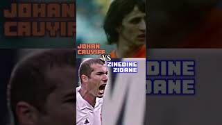 Johan Cruyff Vs Zinedine Zidane #capcut