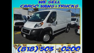 CARGO VANS IN NORTH HOLLYWOOD 2020 Ram ProMaster 1500 136 WB Delivery Cargo Van