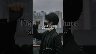 Things Boys hate about girls#iwonox#aesthetic#fypシ#viral#newaesthetic#trending#y