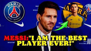 🚨WOW! THIS IS NOT EXPECTED! MESSI SPEAK ABOUT CRISTIANO RONALDO! PSG LAST NEWS