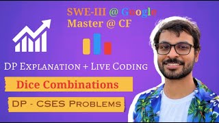 CSES DP Problemset | Dice Combinations | DP Approach + Implementations | Live Coding