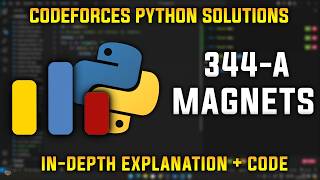344A | Magnets | Codeforces Python Solutions | Explanation + Walkthrough