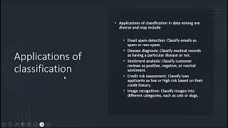 Data Mining lecture 5 part 1 classification basics
